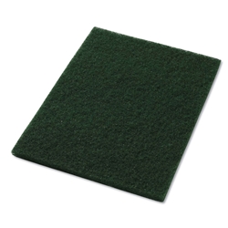 Americo, Floor Pad, Heavy Duty Scrub, 14 inch x 28 inch, Green, Each