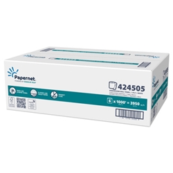 Papernet, Dissolve Tech, Hardwound Paper Towel, 1000ft, White, Case