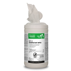 Hillyard, Quick & Clean, Q.T. 4 Disinfectant Wipes, 180 Wipes