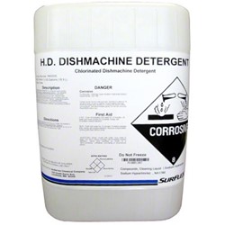 Anderson Chemical Co, HD Dish Machine Detergent, 5 gallon, PKI0005 sold as each.