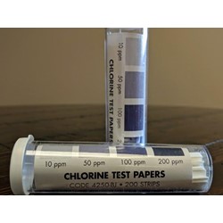 Anderson, Chlorine Test Papers, 200 Strips, ATK4504, sold as each