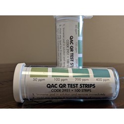 Anderson, Test Strips, QAC or Quat, 0-400PPM, 100 count, ATK4505, sold as each