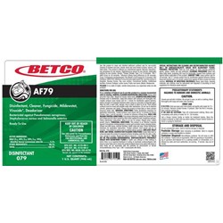 Betco, Secondary Label for AF79 Concentrate, 3319090, sold as each