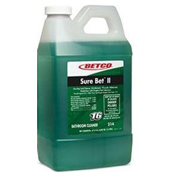 Betco, Sure Bet II, Disinfectant, Deodorizer, Concentrated, 2L Fast Draw Bottle, 3144700