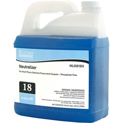 Hillyard, Arsenal One, Neutralizer #18, Dilution Control, HIL0081825, Four 2.5 liter bottles per case, sold as One 2.5 liter bottle.