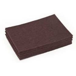 Hillyard, Pad for BOS 18, 12 inch x 18 inch, Maroon Finish Removal Pad,MIN70071419694, sold as 1 pad, 10 pads per case