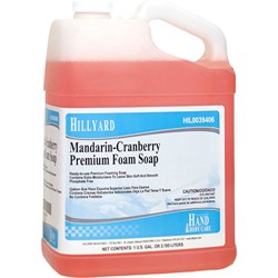 Hillyard, Mandarin-Cranberry Premium Foam Soap
