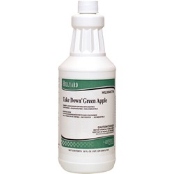 Hillyard, Ready To Use, Take Down Green Apple, 32 oz, each