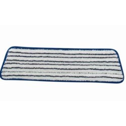 Hillyard, Trident Microfiber Finish Mops, Blue and White, 18in, HIL20037, 6 per case, sold each