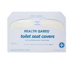 Hospeco, Toilet Seat Covers, Health Gards, 250 Sheets, White