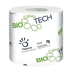 Papernet, Toilet Paper, Bio Tech, 500 Sheets, White