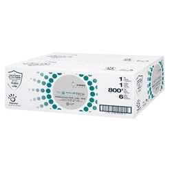 Papernet, Hardwound Roll Towels, Dissolve Tech, 800 ft, White