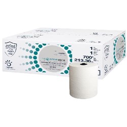 Papernet, Confidence, Hardwound Roll Towels, Dissolve Tech, 700 ft, White