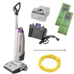 ProTeam, FreeFlex 12 inch Upright Vacuum, Battery/Corded, Lithium Ion Battery