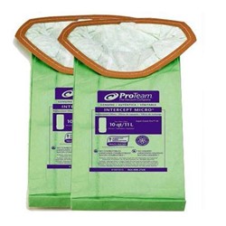 ProTeam, Vacuum Bags, Intercept Microfilter, Fits Super Coach Pro 10, 10 filters per pack, 107313, sold as 1 pack
