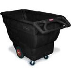 Rubbermaid, 1013 Strurctural Foam Standard Duty Tilt Truck, Black