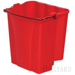 Rubbermaid, Dirty Water Bucket, Red, RUB9C74RD, 6 per case, Sold as each