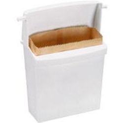 Rubbermaid, Sanitary Napkin Receptacle, white, RUB6140WH, sold as 1 can