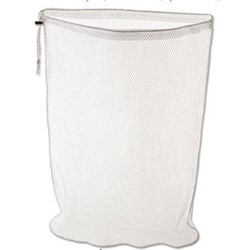 Rubbermaid, Synthetic Mesh Bag with Locking Closure, White, RUBU210WH, sold as each