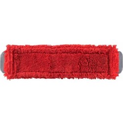 Unger, 16 inch Smart Color Heavy Duty Microfiber Mop, 15mm Pile, Red, UNGMM40R, sold as each